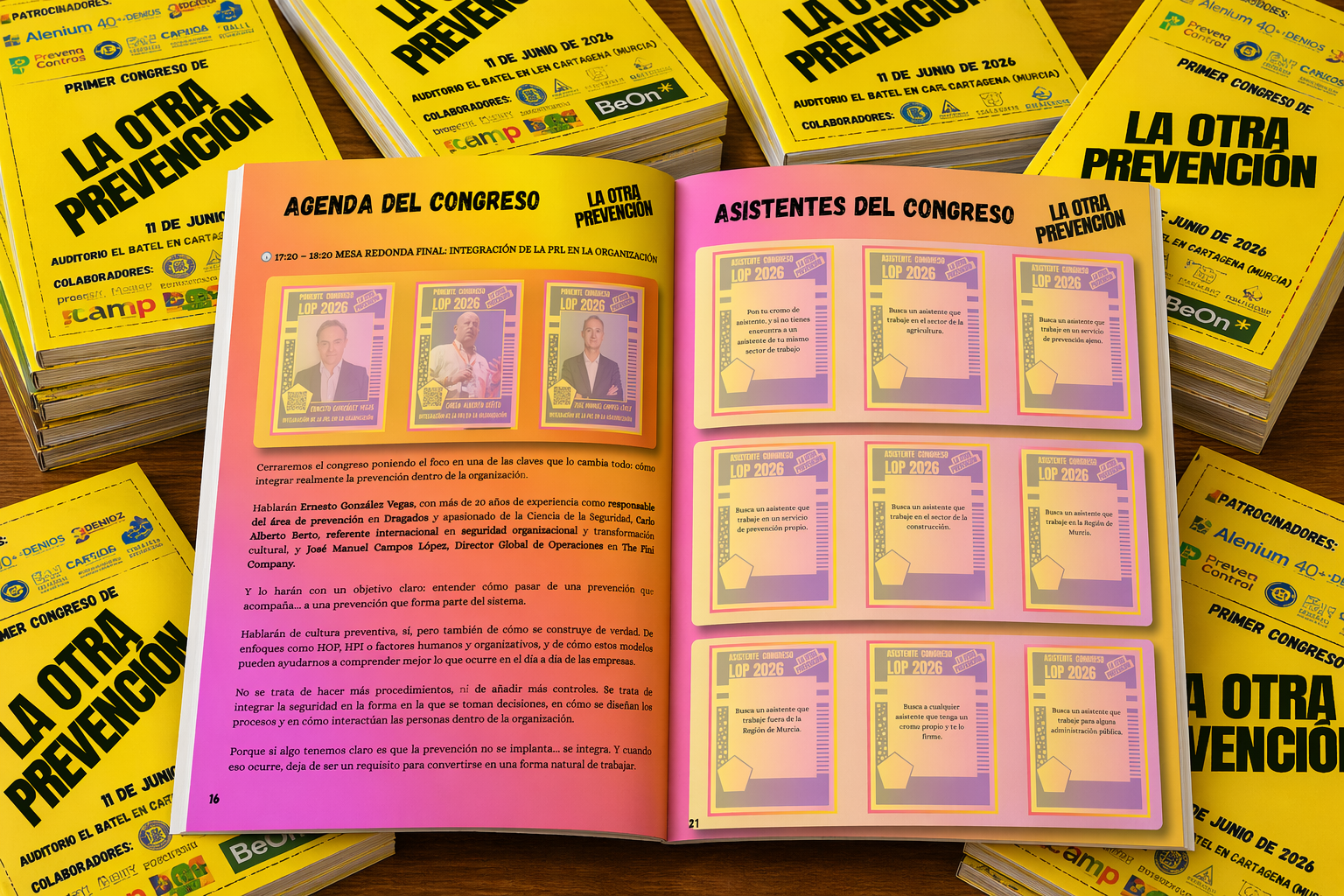 Álbum de cromos del congreso