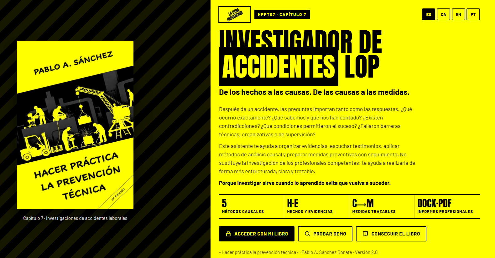 Investigador de accidentes LOP
